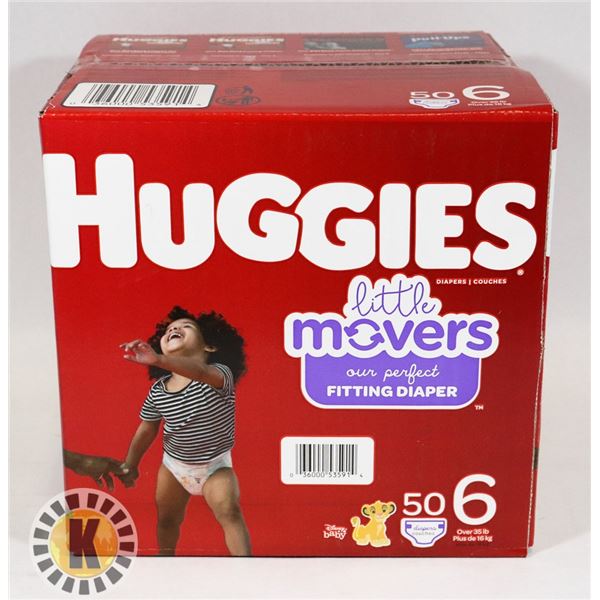 CASE OF HUGGIES SIZE 6