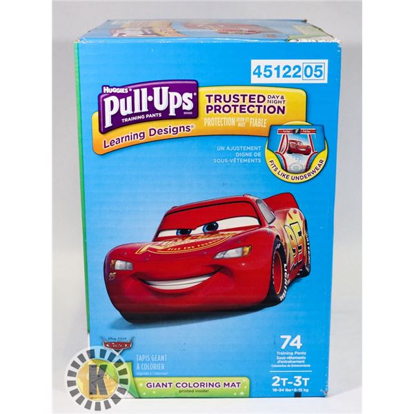 CASE OF HUGGIES PULL UPS SIZE 2T-3T