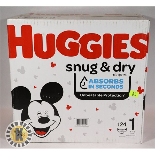 CASE OF HUGGIES SIZE 1