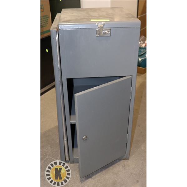 METAL CABINET WITH LOCK