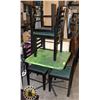 Image 1 : 1 SMALL RESTAURANT TABLE AND 4 CHAIRS