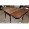 Image 2 : ANTIQUE WOODEN FOLDABLE TABLE 29" BY 47" BY  63"