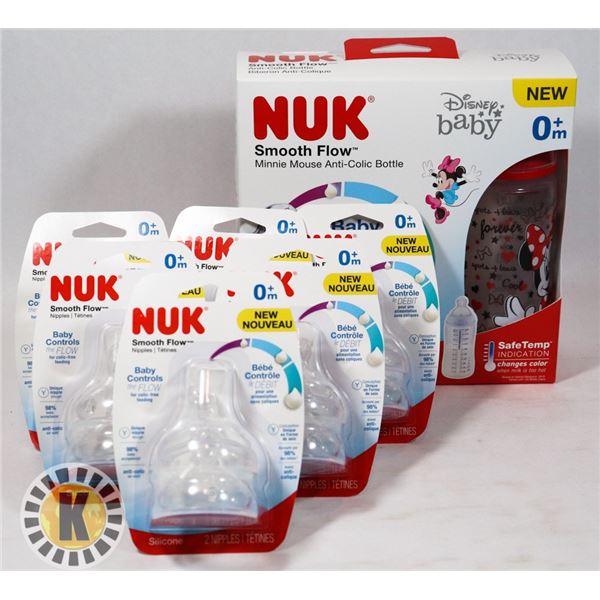 BAG OF ASSORTED BABY SUPPLIES