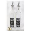 Image 1 : NEW OIL AND VINEGAR DECORATIVE BOTTLE SET