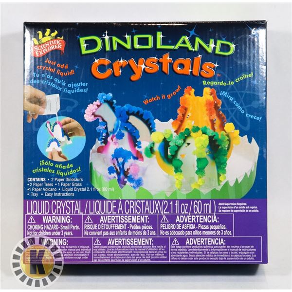 NEW DINOLAND CRYSTALS KIT