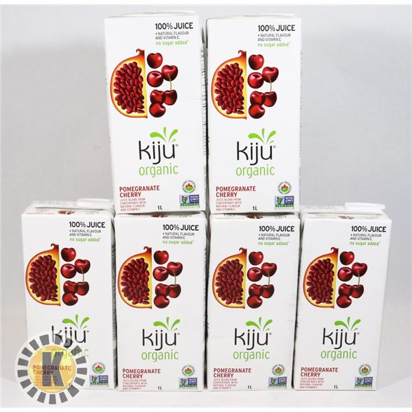 BOX OF KIJU ORGANIC JUICE