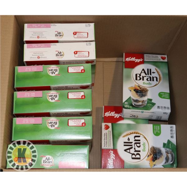 BOX OF ALL BRAN CEREAL