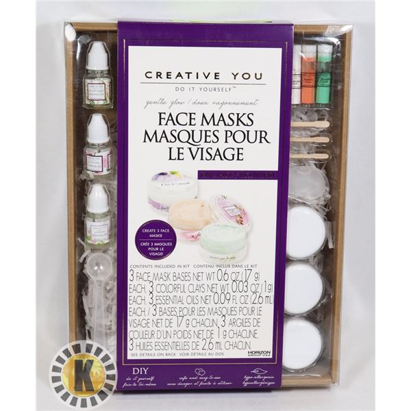 NEW FACEMASK CREATION SET CREATE 3 MASKS