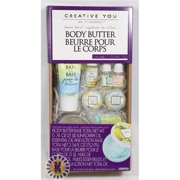 NEW CREATE BODY BUTTER CREATE KIT, PEPPERMINT,