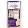 Image 1 : NEW BATH BOMB CREATION KIT GERANIUM & VANILLA