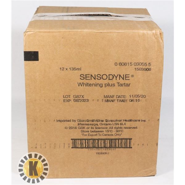 CASE OF SENSODYNE TOOTHPASTE