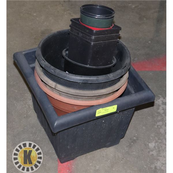 ASSORTED PLANTERS