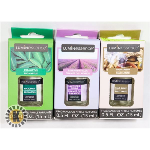 NEW 3PC FRAGRANCE OIL 0.5 FL. OZ/ 15ML IN EACH