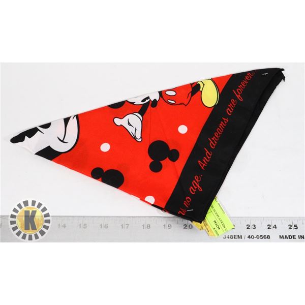 NEW DISNEY MICKEY MOUSE HEAD SCARF