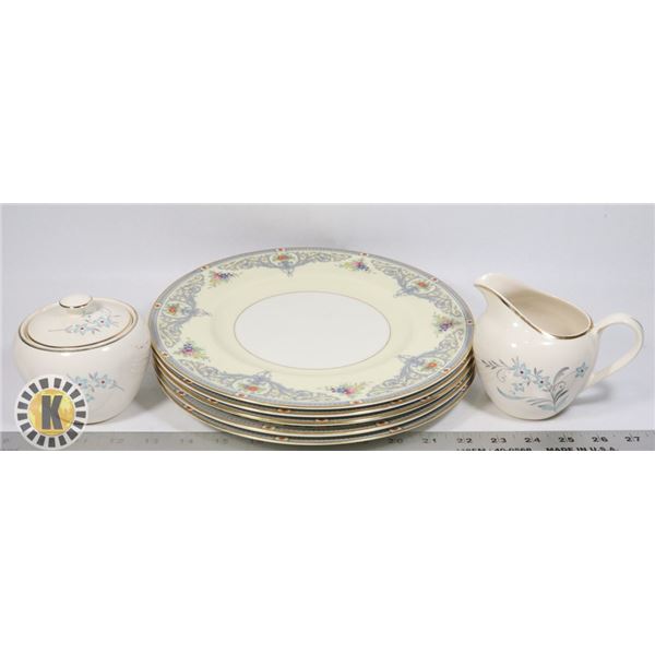 5 MADE IN ENGLAND LARGE PLATES SOLD WITH