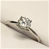 Image 2 : 10K WHITE GOLD MOISSANITES(0.7CT) RING
