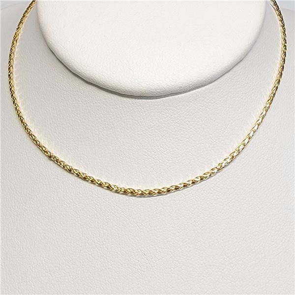 10K YELLOW GOLD  NECKLACE(~LENGTH 17INCHES)