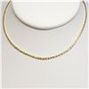 Image 1 : 10K YELLOW GOLD  NECKLACE(~LENGTH 17INCHES)