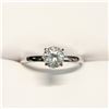 Image 1 : 10K WHITE GOLD MOISSANITES(0.83CT) RING
