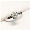 Image 3 : 10K WHITE GOLD MOISSANITES(0.83CT) RING