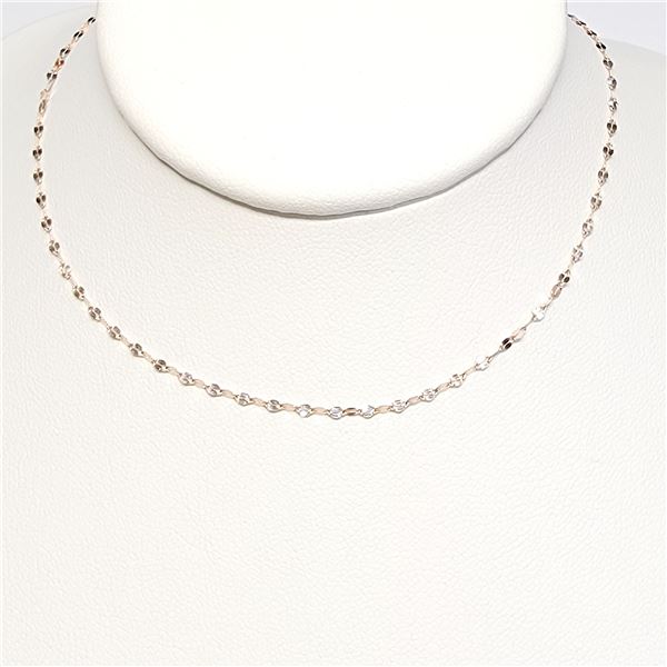 18K ROSE GOLD ROSE GOLD CHAIN  NECKLACE