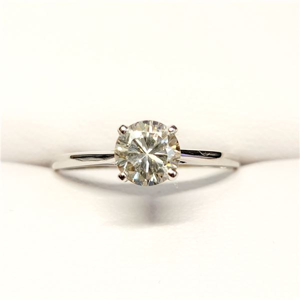 10K WHITE GOLD MOISSANITES(0.72CT)  RING