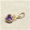 Image 3 : 14K YELLOW GOLD AMETHYST(0.45CT)  PENDANT