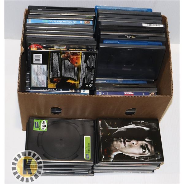 BOX OF ASSORTED EMPTY CASES