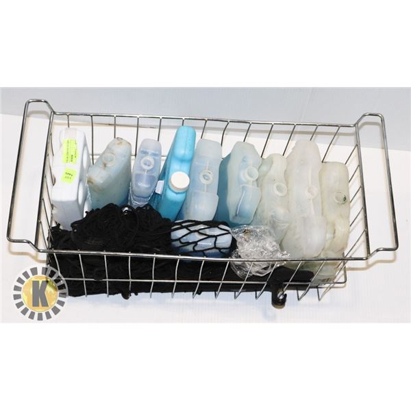 METAL BASKET WITH ICE-PACKS