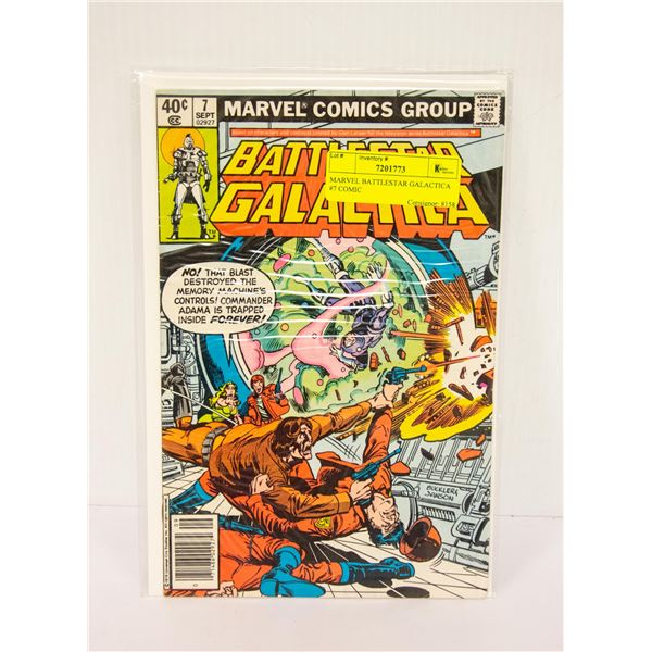 MARVEL BATTLESTAR GALACTICA #7 COMIC