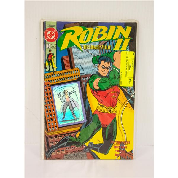 LOT OF 2 DC COMICS ROBIN
