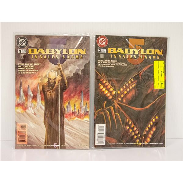 DC COMICS BABYLON ISSUE 1 AND 2