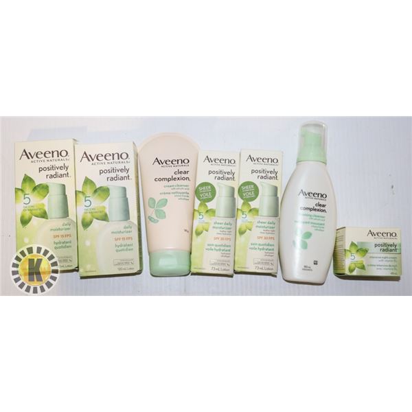 BAG OF AVEENO SKIN CARE PRODUCT