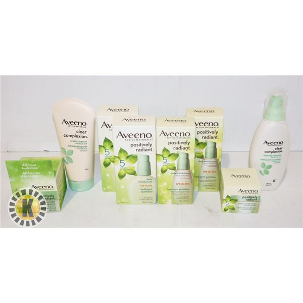 BAG OF AVEENO SKIN CARE PRODUCT