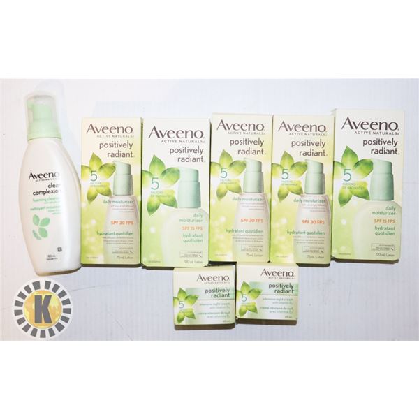 BAG OF AVEENO SKIN CARE PRODUCT