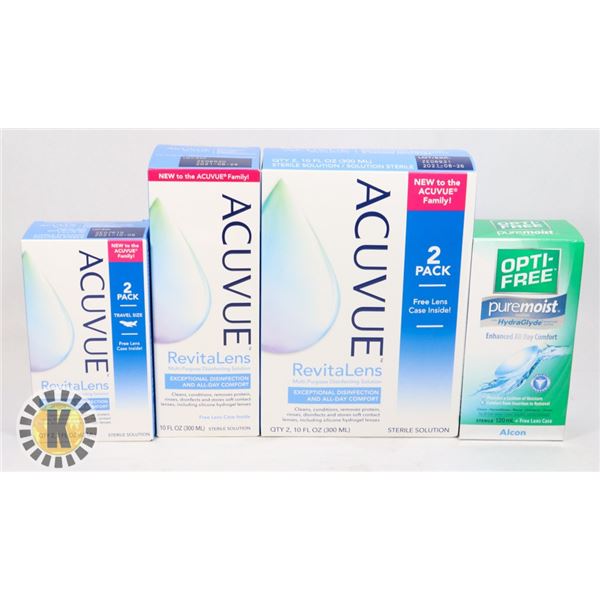 BAG OF ACUVE & OPTI-FREE PRODUCTS