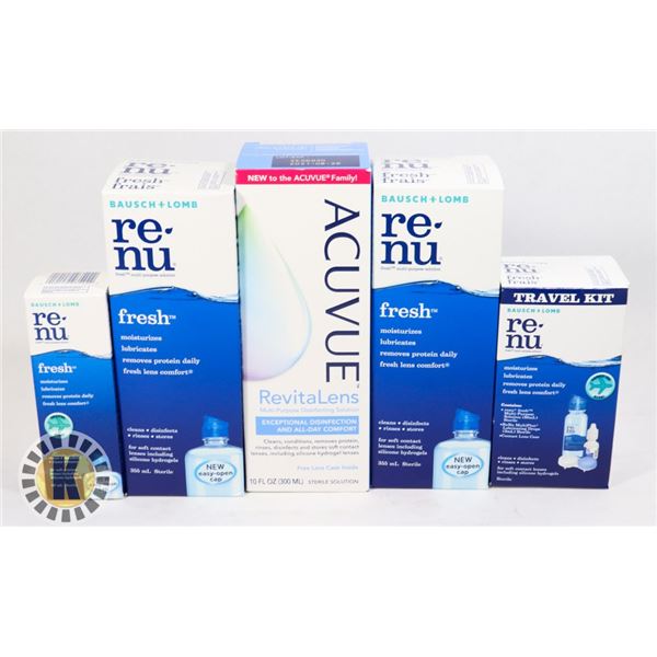 BAG OF ACUVE, RENU PRODUCTS