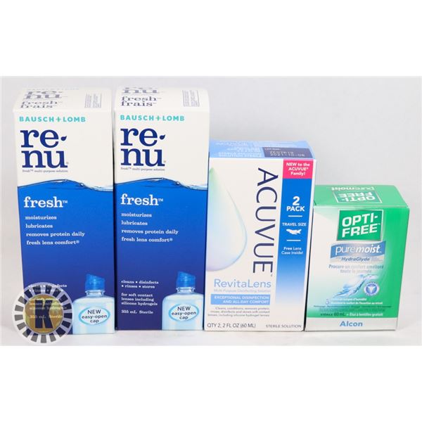 BAG OF RENU & OPTI-FREE PRODUCTS