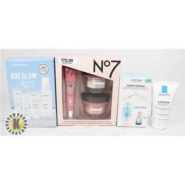 BAG OF VICHY, N0.7 AND DR ROEBUCK'S SKIN CARE PRDT