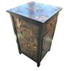 Image 1 : Furniture with Eastern Inspired Artwork - AS IS   PICK UP ONLY  19" x 19" x 32"