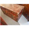Image 3 : Storage Chest With Eastern Inspired Artwork - As Is  PICK UP ONLY 32" x 14.5" , Height 18.5"
