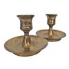 Image 1 : Pair of Brass Candlesticks