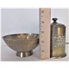 Image 3 : Brass Bowl and Container Set