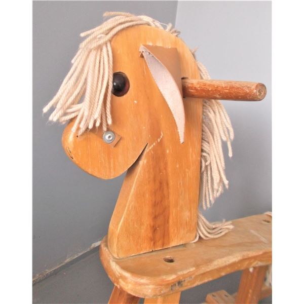 Wooden Rocking Horse - 21.5" Tall