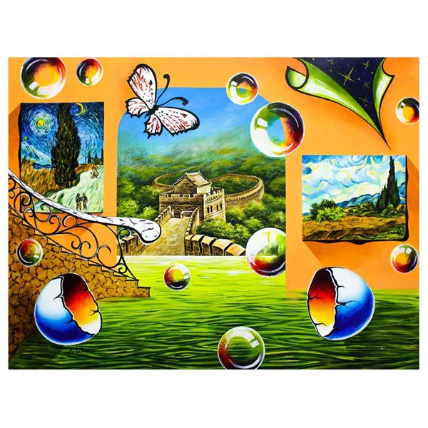 Alexander Astahov- Original Oil on Canvas "The Great Wall of China"