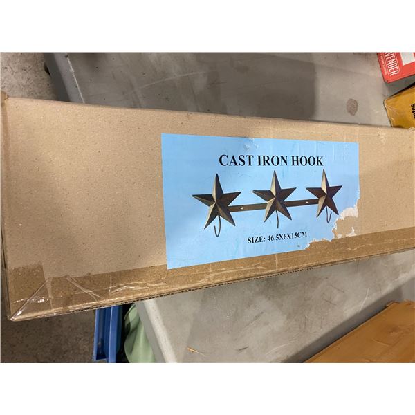 New cast iron star hooks