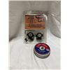 Image 1 : Lead pellets and matte rings