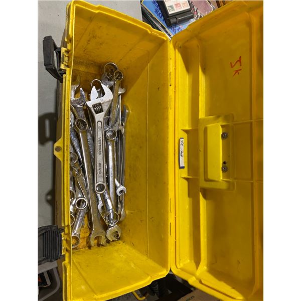 Tool box and contents wrenches