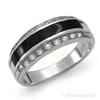 Image 1 : Ring 1.1 ctw Onyx & Diamond 14K White Gold