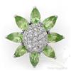 Image 1 : Genuine 2.25 ctw Peridot & Diamond Pendant 14K Gold
